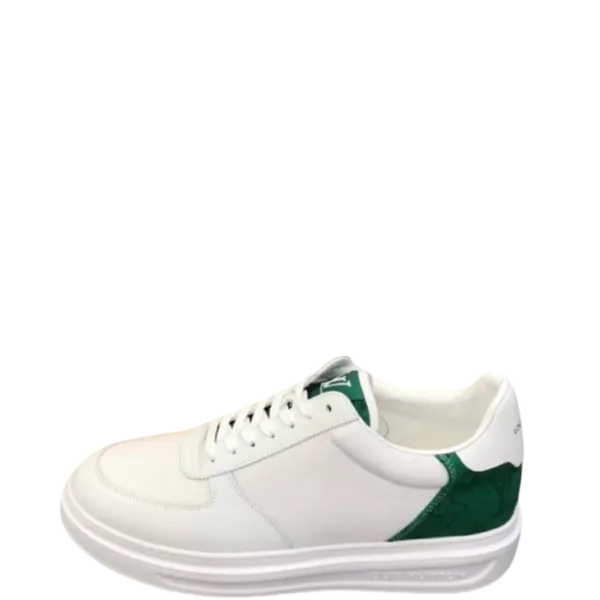 Louis Vuitton Rivoli Sneaker Monogram Metallic Canvas White/Green