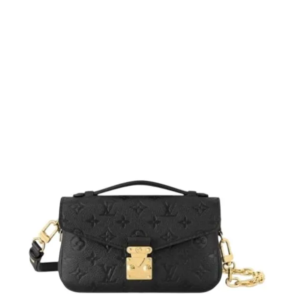 Louis Vuitton Pochette Metis East West Bag Black 21cm M46595