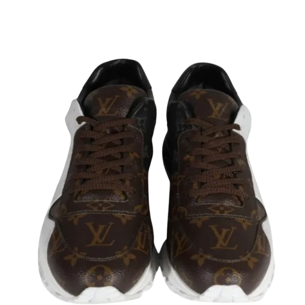 Louis Vuitton Run Away Sneaker Monogram Canvas Black/White/Brown
