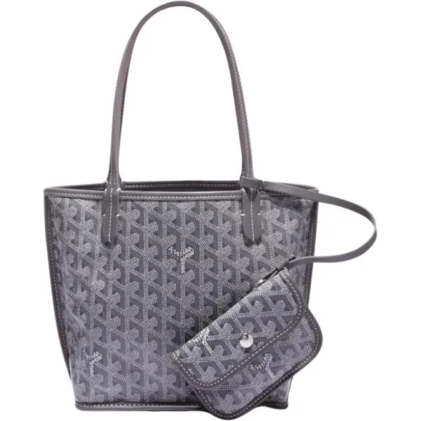 Goyard Anjou Mini Bag Grey 21cm