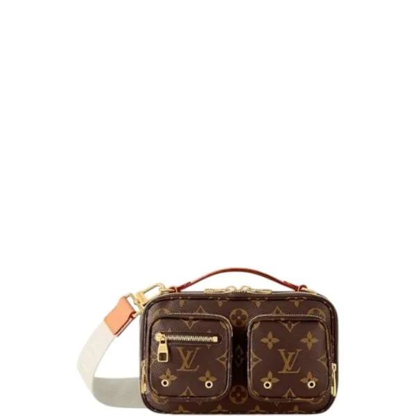 Louis Vuitton Utility Cross-Body Bag Brown