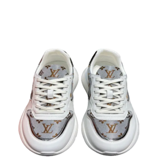 Louis Vuitton Run Away Sneaker Iridescent Textile White