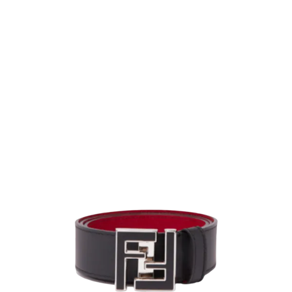 Fendi Leather Betl Black 40mm