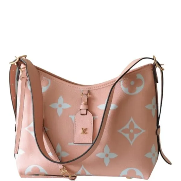Louis Vuitton Carryall PM Monogram Empreinte Pink 11.6in/29cm