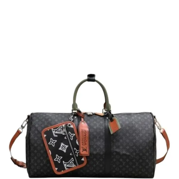 Louis Vuitton Keepall Bandouliere Black 50cm