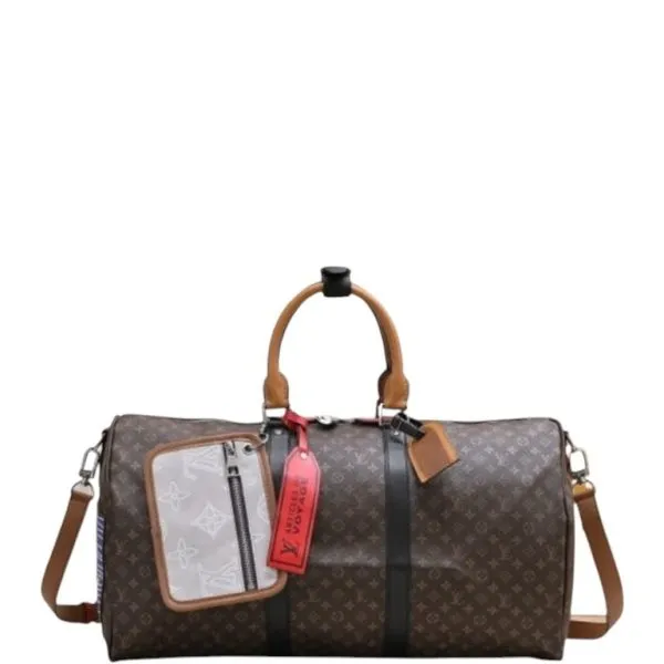 Louis Vuitton Keepall Bandouliere Brown 50cm M56855