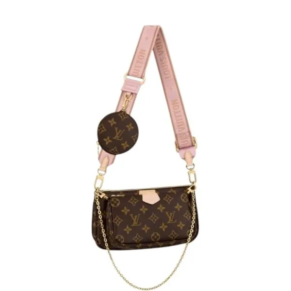 Louis Vuitton Multi Pochette Accessoires Pink 24cm M44840