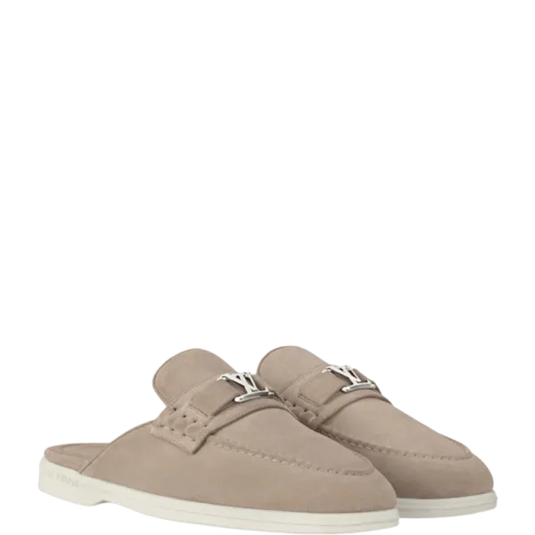 Louis Vuitton Estate Open Back Loafer Beige