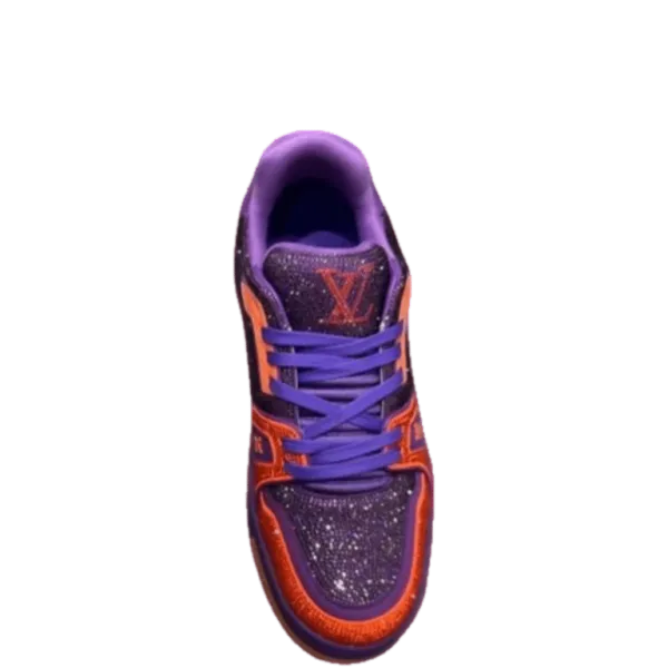 Louis Vuittion LV Trainer Sneaker Purple