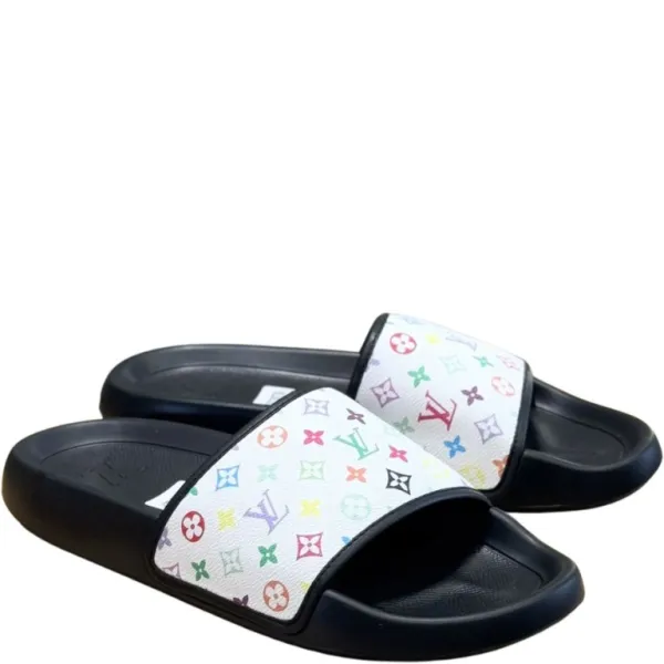 Louis Vuitton Mule White Multicolored Waterfront