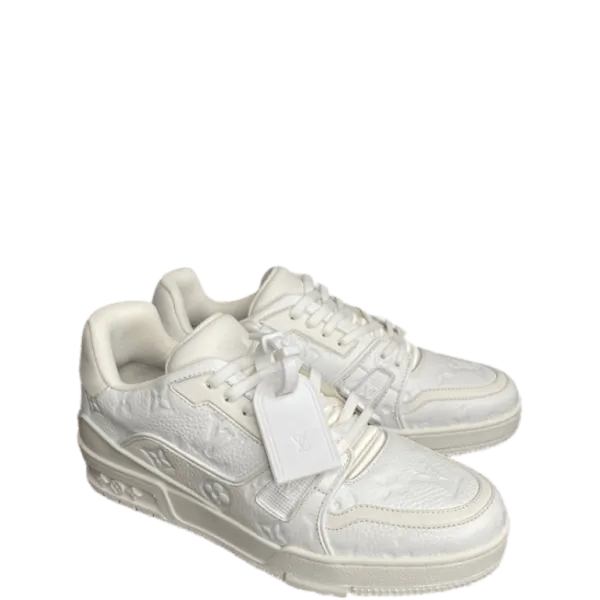 Louis Vuitton Trainer Sneaker Mix Of Materials White Virgil Abloh