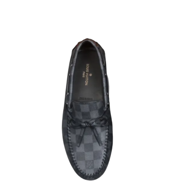 Louis Vuitton Moccasin Loafers Black Virgil Abloh