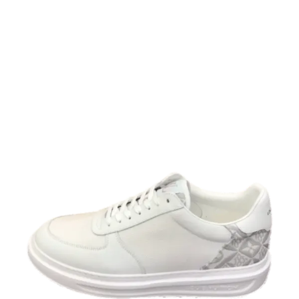 Louis Vuitton Rivoli Sneaker Monogram Metallic Canvas White