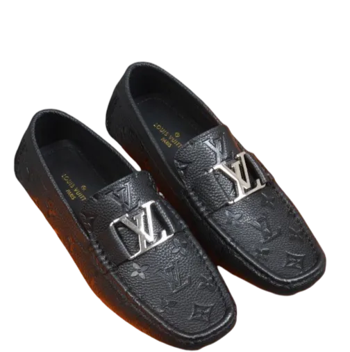 Louis Vuitton Classic Black Moccasin