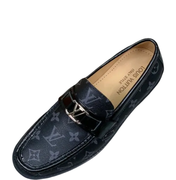 Louis Vuitton Monte Carlo Mocassin Canvas Black