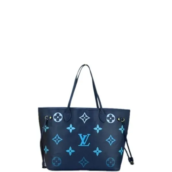 Louis Vuitton Neverfull MM Blue 31cm