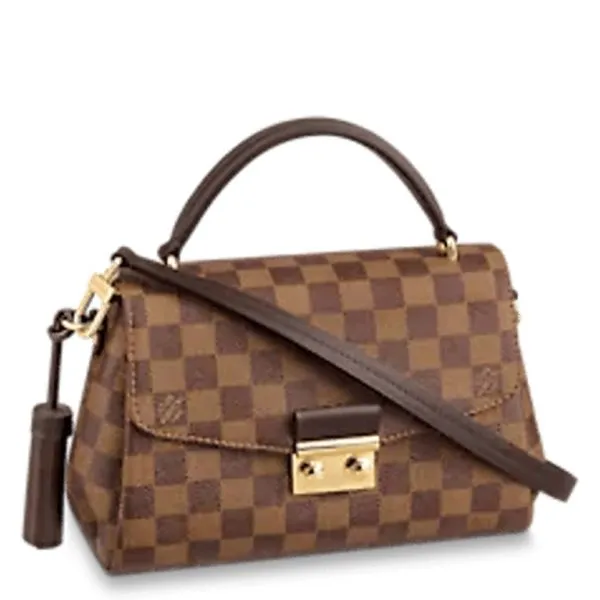 Louis Vuitton Damier Ebene Croisette 25cm