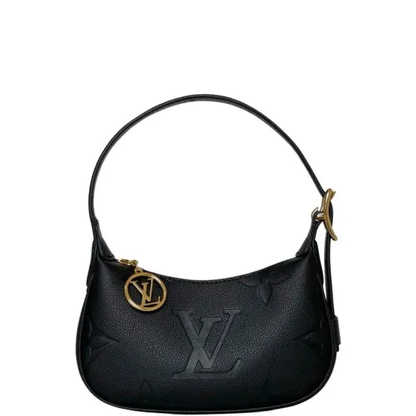 Louis Vuitton Monogram Empreinte Black Shoulder Bag 20cm M82391