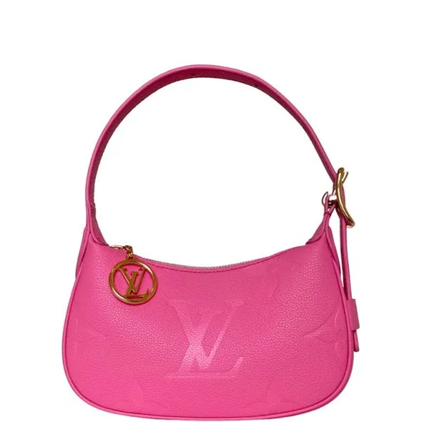 Louis Vuitton Monogram Empreinte Pink Shoulder Bag 20cm M82391