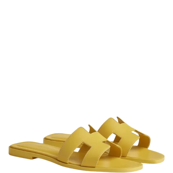 Hermes Oran Sandal Yellow