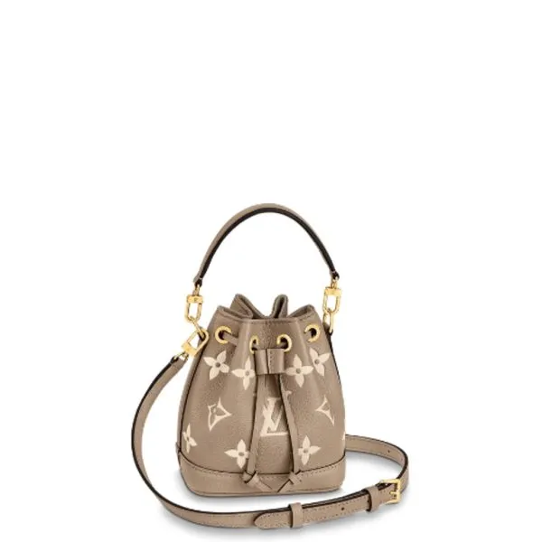 Louis Vuitton Nano Noe Tourterelle Gray 16cm