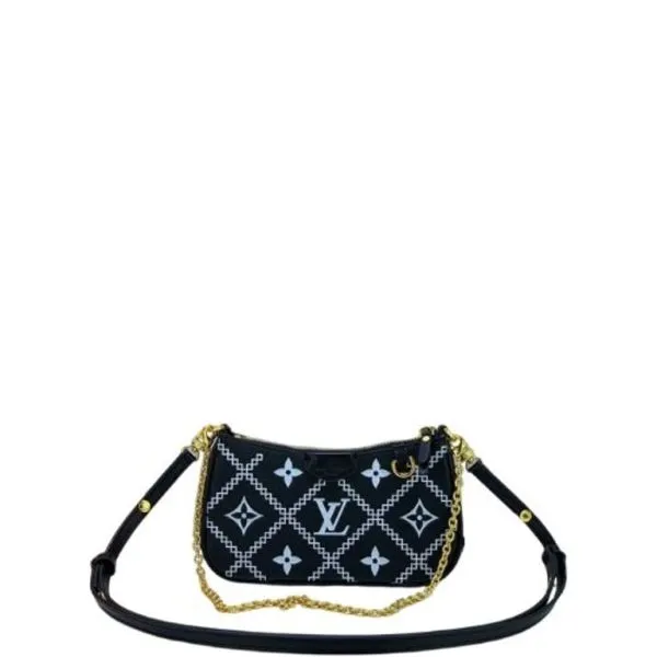 Louis Vuitton Easy Pouch On Strap Black 19cm
