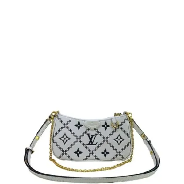 Louis Vuitton Easy Pouch On Strap White 19cm