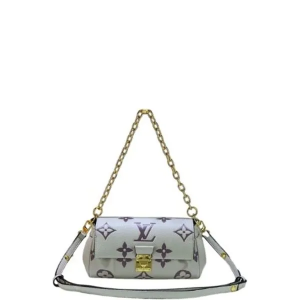 Louis Vuitton Favourite Bag Cream Brown 24cm