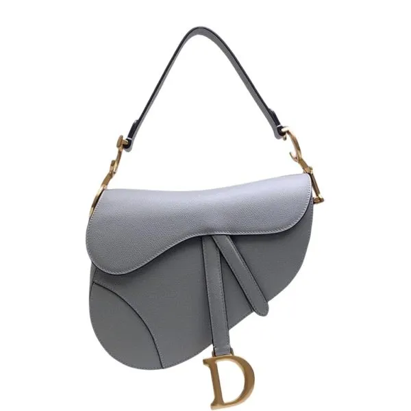 Dior Micro Saddle Goatskin Cloud Blue