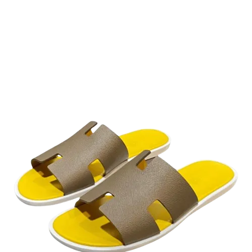 Hermes Sandal Oran Yellow