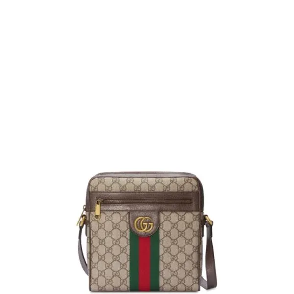 Gucci Ophidia GG Messenger Bag 26cm Brown