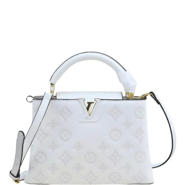 Louis Vuitton Capucines White 27cm