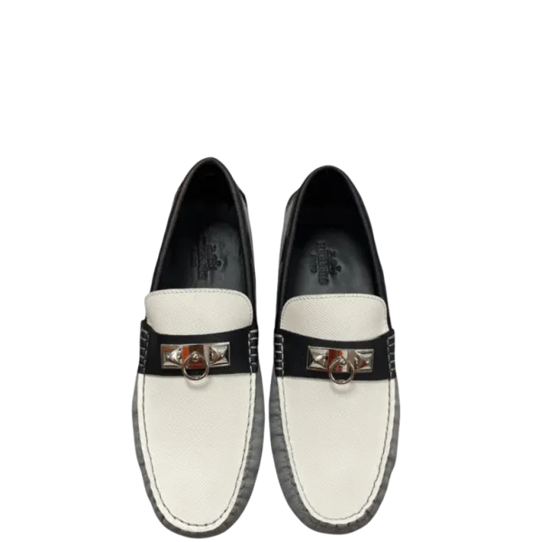 Hermes Irving Loafer Grey/White