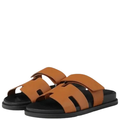 Hermes Sandals Takara Brown