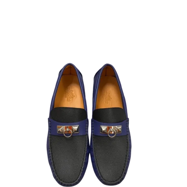 Hermes Irving Loafer Blue/Black