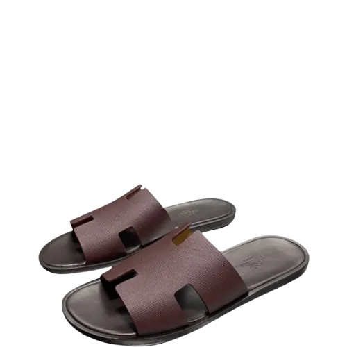 Hermes Sandal Oran Dark Brown