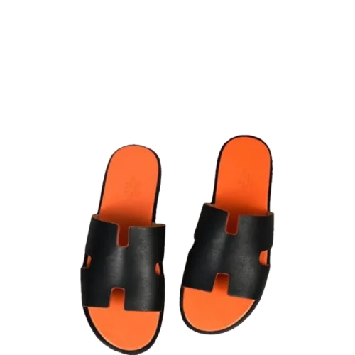 Hermes Sandal Izmir Black/Orange