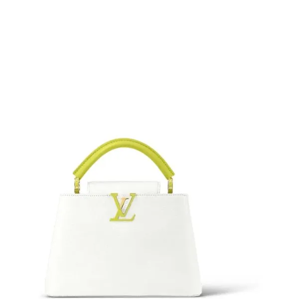 Louis Vuitton Capucines BB Snow White 27cm