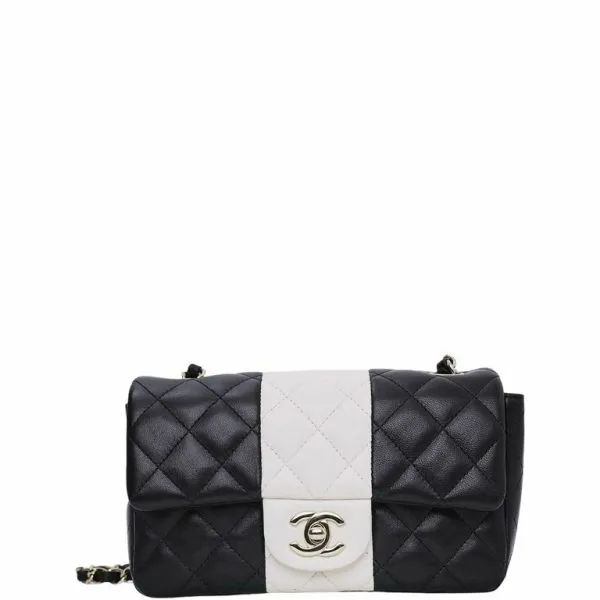 Chanel Mini Flap Bag Black 7.8in/20cm
