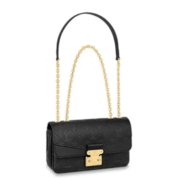 Louis Vuitton Marceau Black Leather Bag