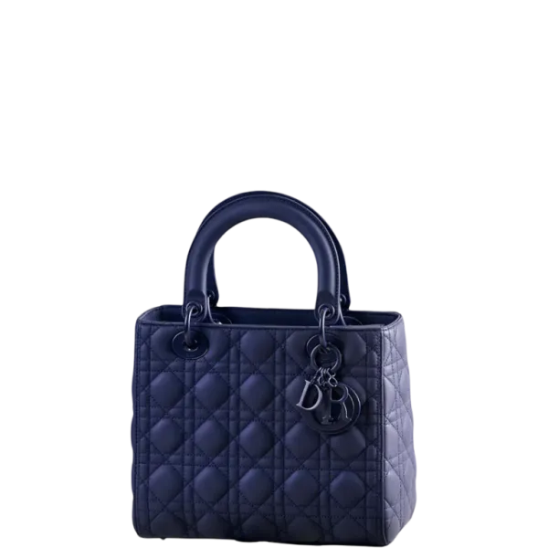 Dior Lady My Abc Blush Bag Dark Denim Blue 20cm M0565iloi_m85b