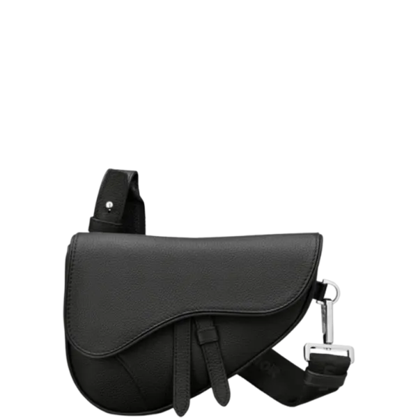 Dior Mini Saddle Bag Oblique Jacquard Black