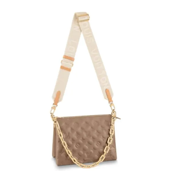 Louis Vuitton Coussin PM 26cm Taupe Brown