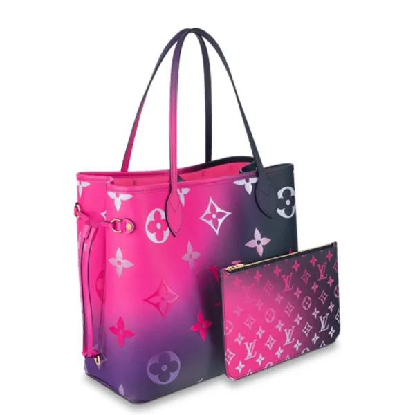 Louis Vuitton 31cm MM Neverfull Midnight Fuchsia