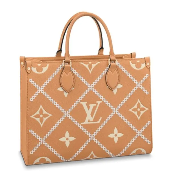 Louis Vuitton OnTheGo MM 35cm Arizona Brown