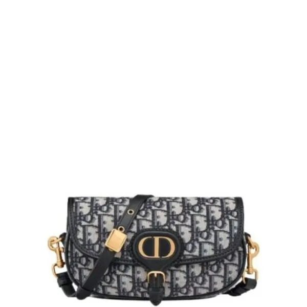Dior Bobby East-West Bag Blue Dior Oblique Jacquard 22cm