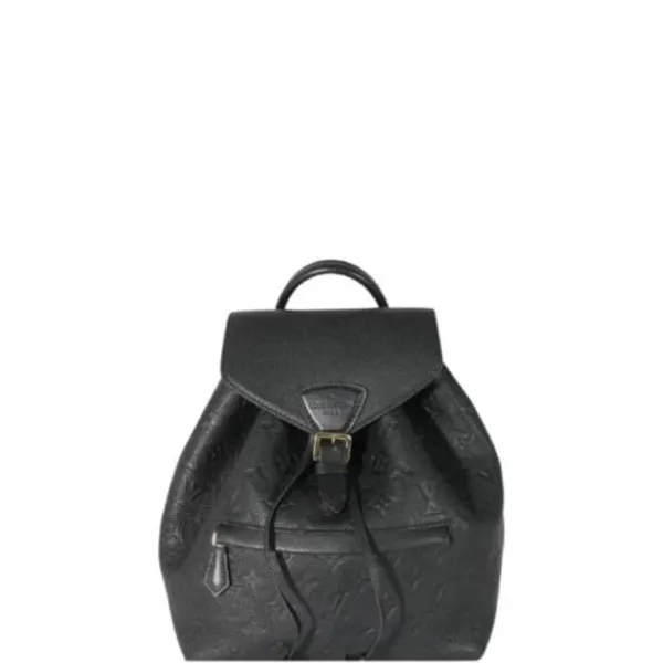 Louis Vuitton 32cm Black Montsouris Backpack Empreinte