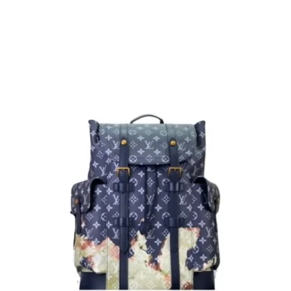 Louis Vuitton 48cm PM Blue Christopher Backpack