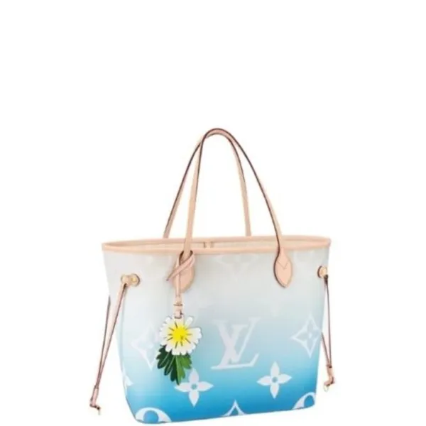 Louis Vuitton 33cm MM Blue Neverfull
