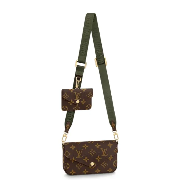 Louis Vuitton 17 Green Felicie Strap Go